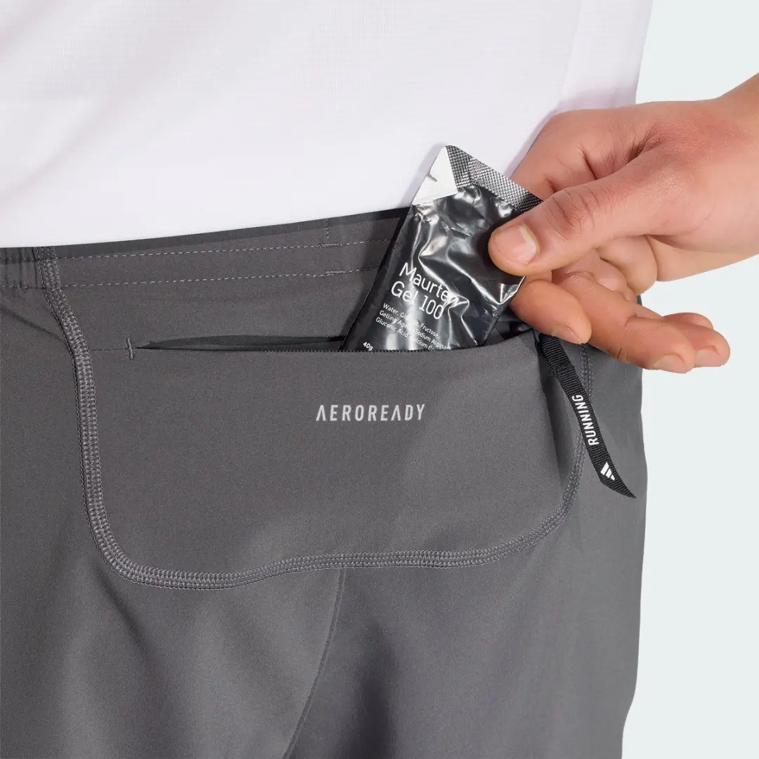 adidas Performance Own The Run Short IY0716 - Heren - Grijs