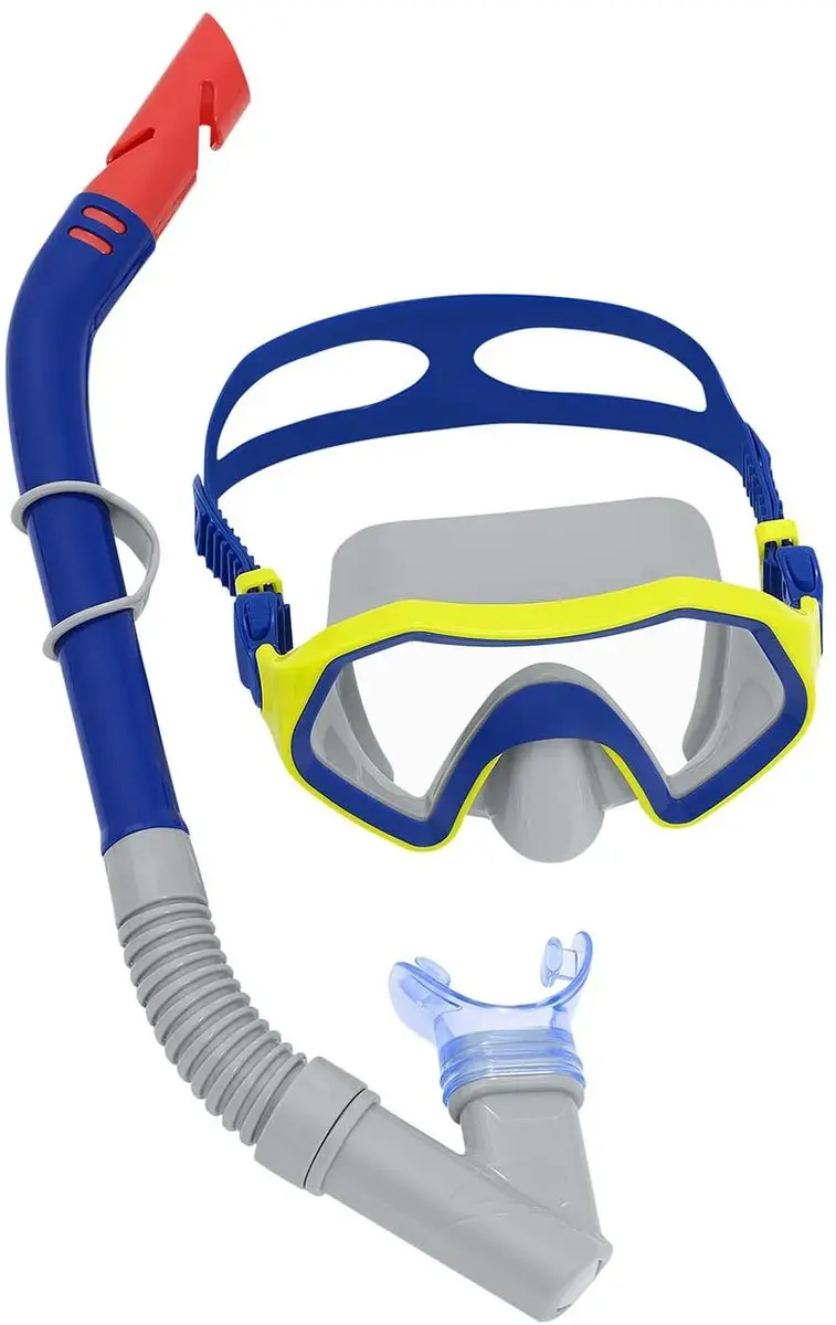 Bestway Snorkelset Granatblauw/Grijs