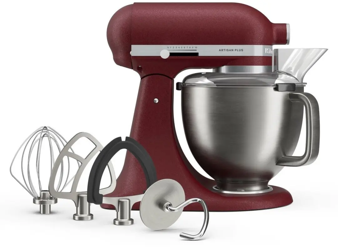 KitchenAid Artisan Plus 5KSM50PKVESO Keukenmachine - 4,7L - 325W - Donkerrood