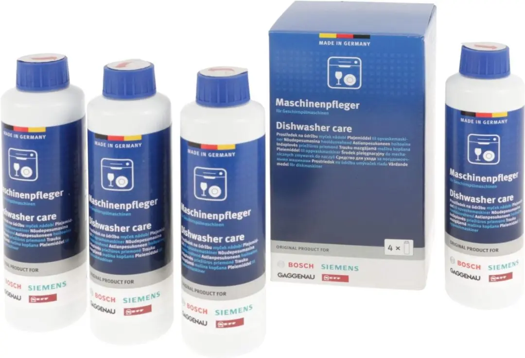 Bosch Siemens Neff Gaggenau Vaatwasreiniger 250ml - 4 Stuks