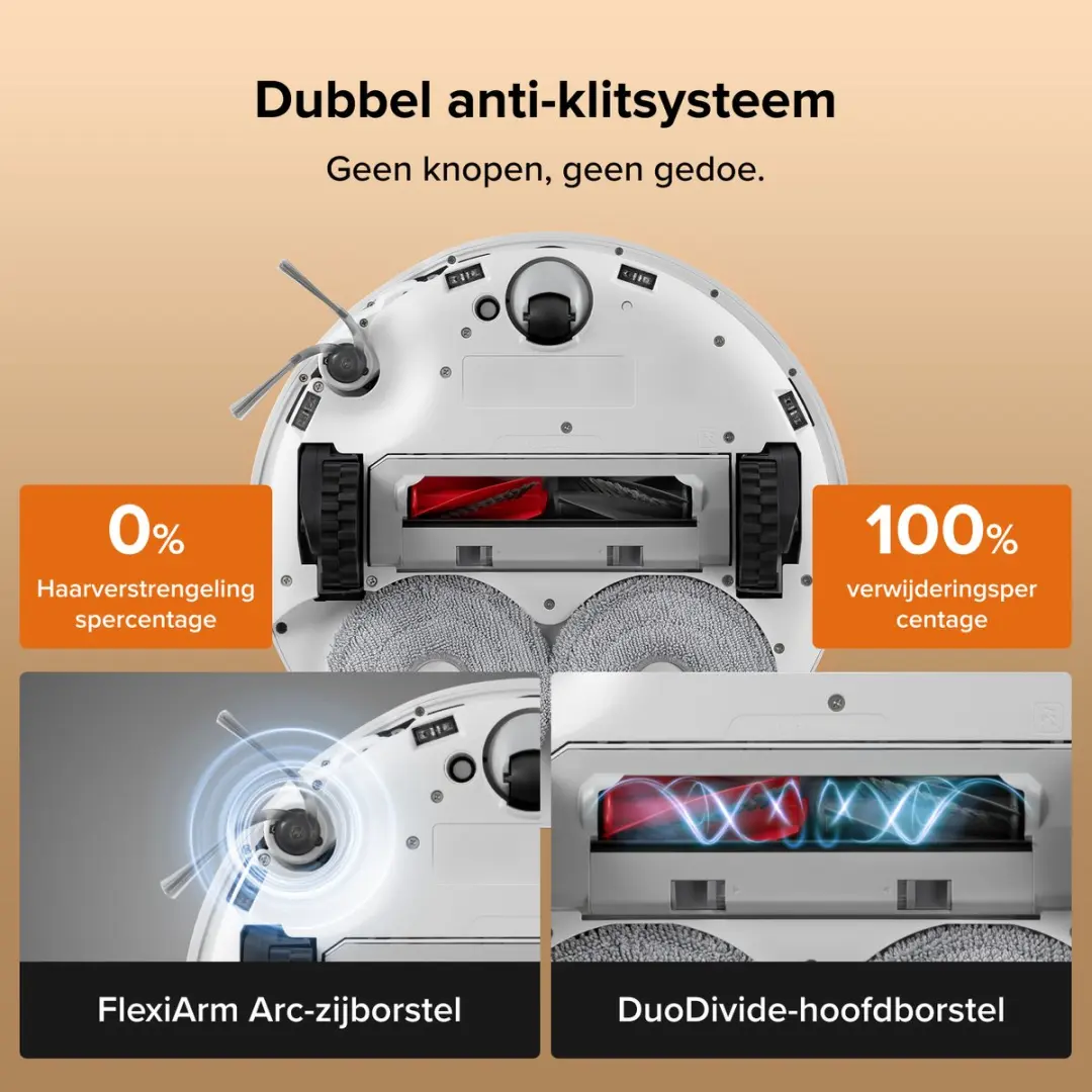 Roborock Qrevo Edge 2 QE2S02-00 Robotstofzuiger - 25.000 Pa - Wit