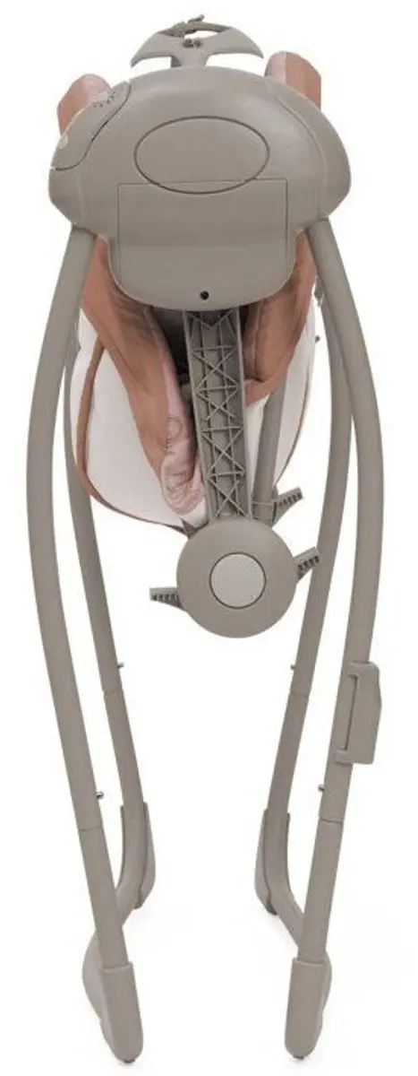 Chicco Swing & Play Elektrische Babywip 5 standen - Terracotta/Lichtgrijs
