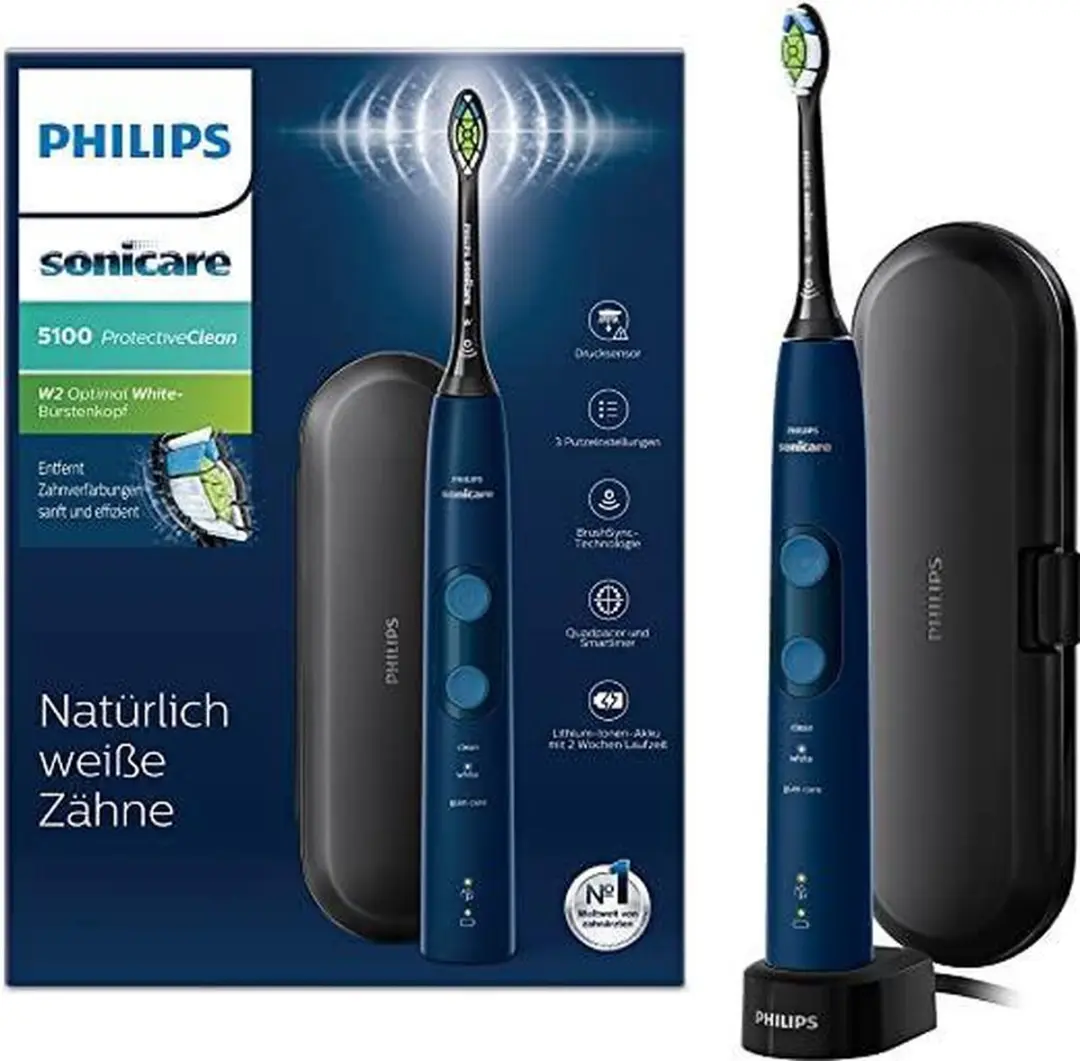 Philips Sonicare ProtectiveClean 5100 HX6851/53 Elektrische Tandenborstel - Blauw