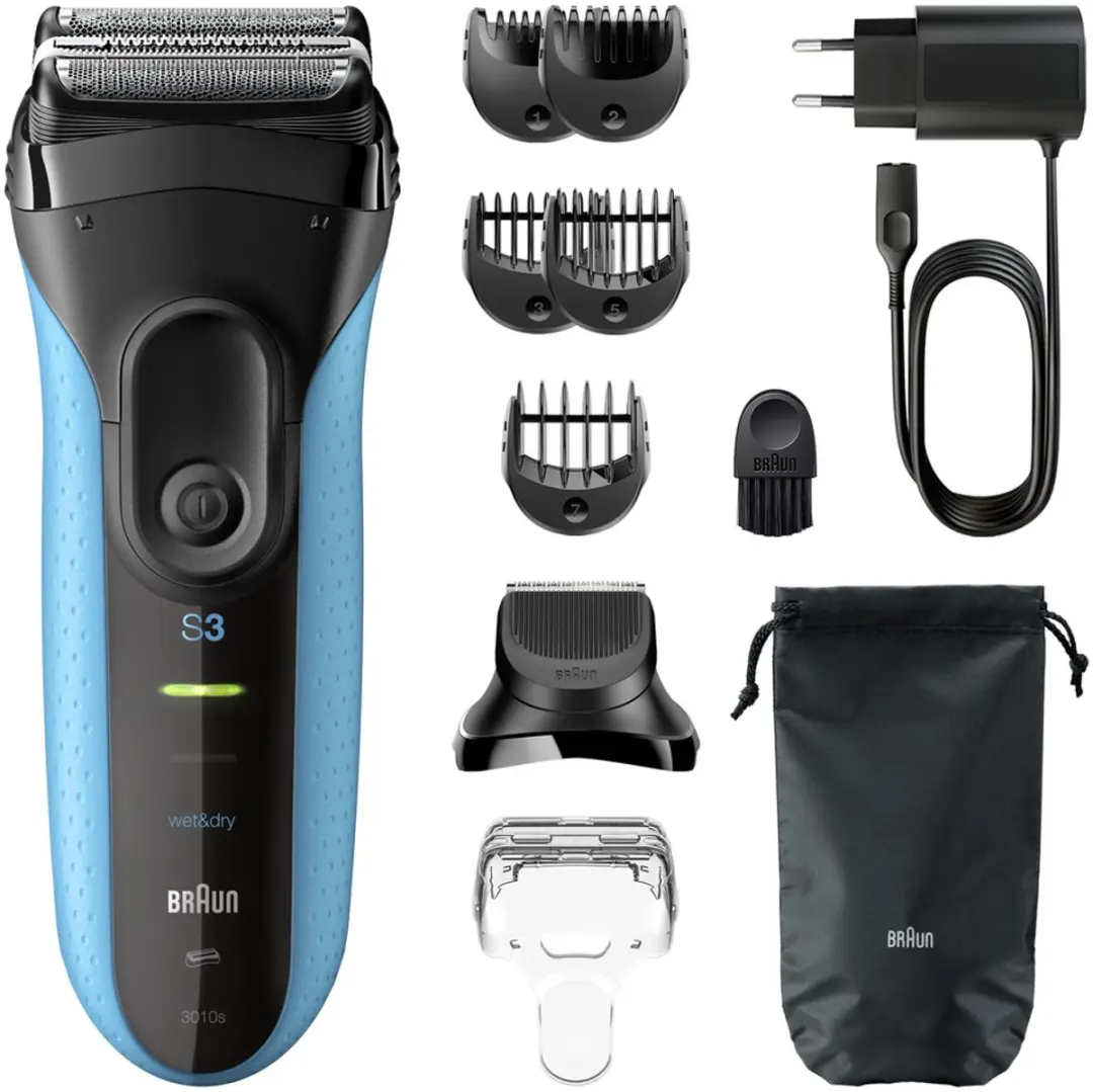 Braun Series 3+ 3010BT Scheerapparaat - Blauw