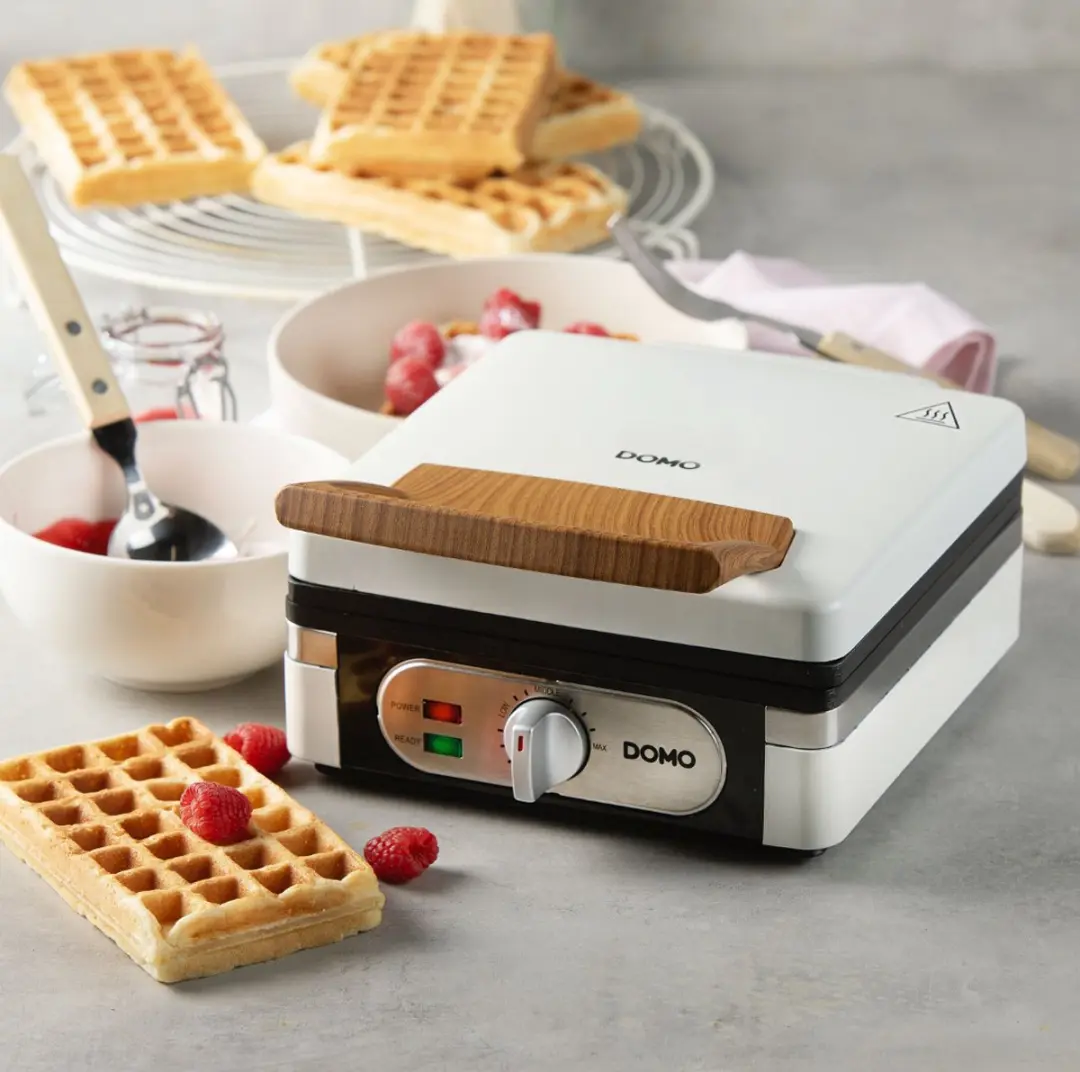 Domo DO9274W Wafelijzer - 1400W - Wit - Cadeaupakket - afbeelding 6 van 6