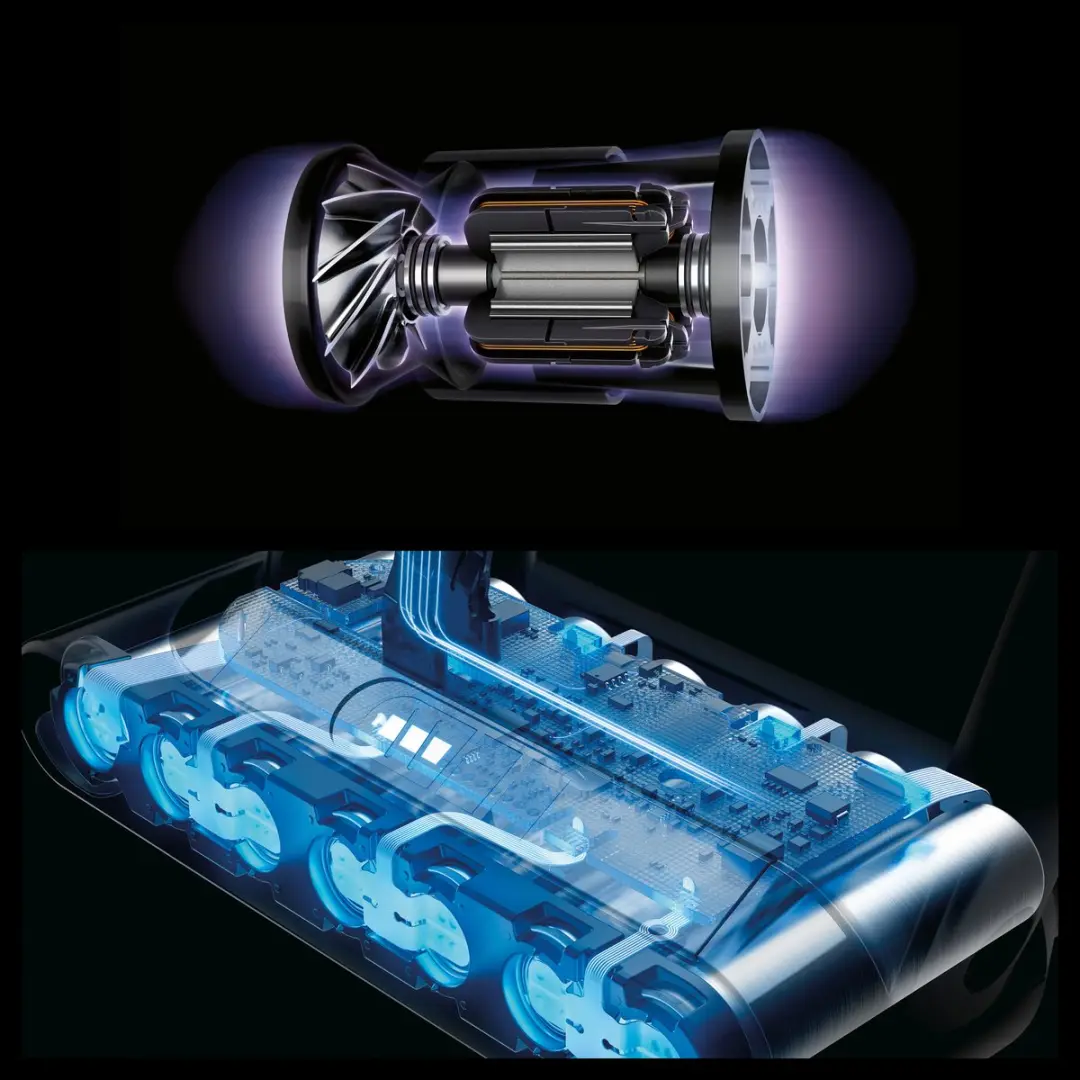Dyson Cyclone V10 Fluffy Draadloze Stofzuiger - Nikkel/Koper