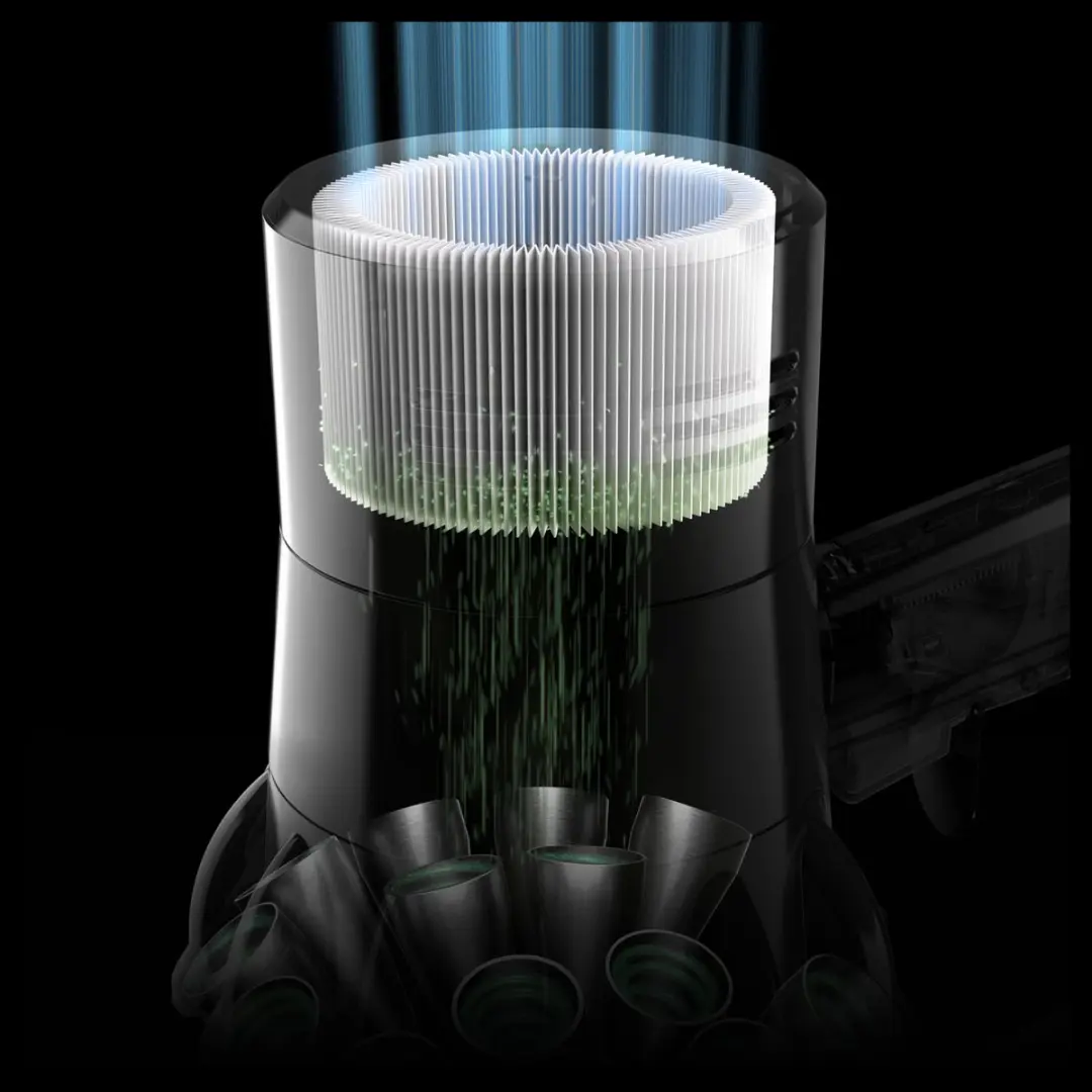 Dyson Cyclone V10 Fluffy Draadloze Stofzuiger - Nikkel/Koper