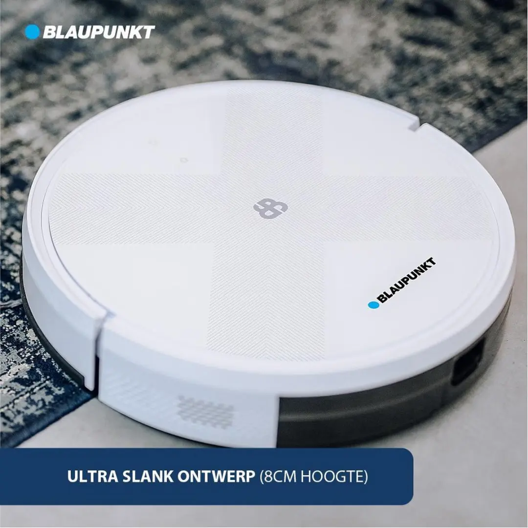 Blaupunkt Bluebot XVAC Robotstofzuiger - 84 Airwatts - Wit