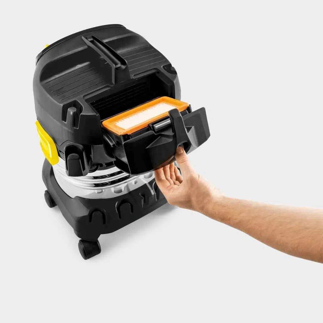 Kärcher WD 4 S Go!Further Workshopstofzuiger 20L - 1100W - Zwart/Geel - afbeelding 6 van 6
