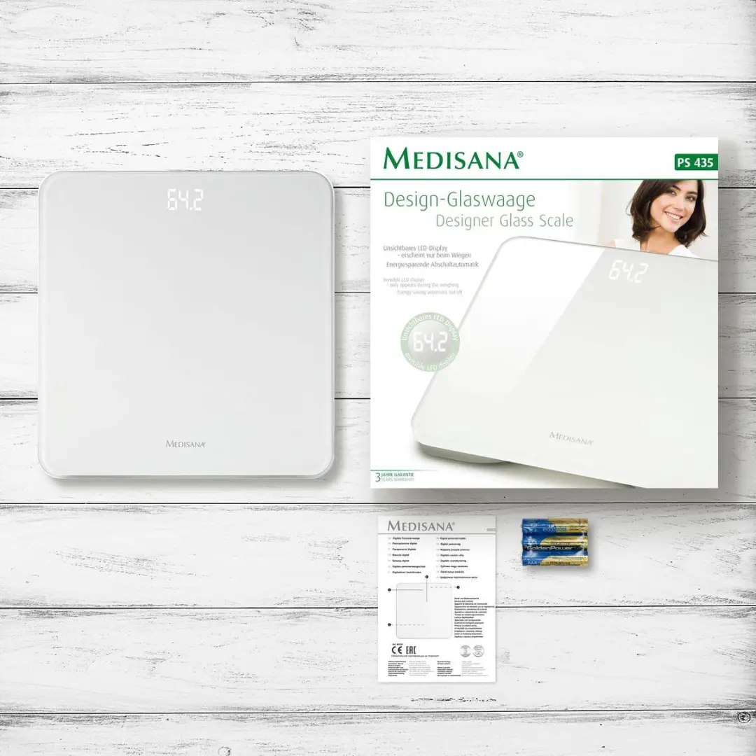 Medisana PS 435 Personenweegschaal - 180 kg - Wit