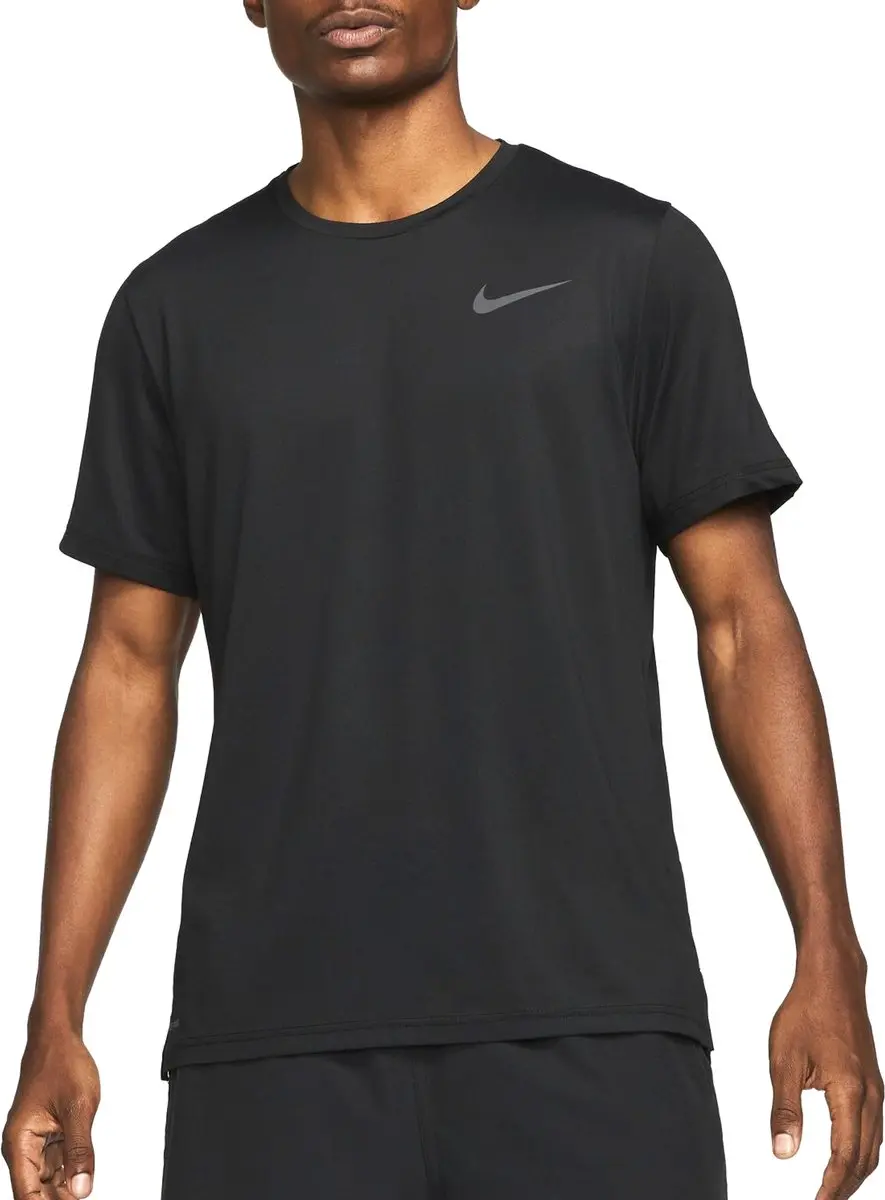 Nike Pro Dri-FIT Sportshirt Heren S - Zwart/Grijs