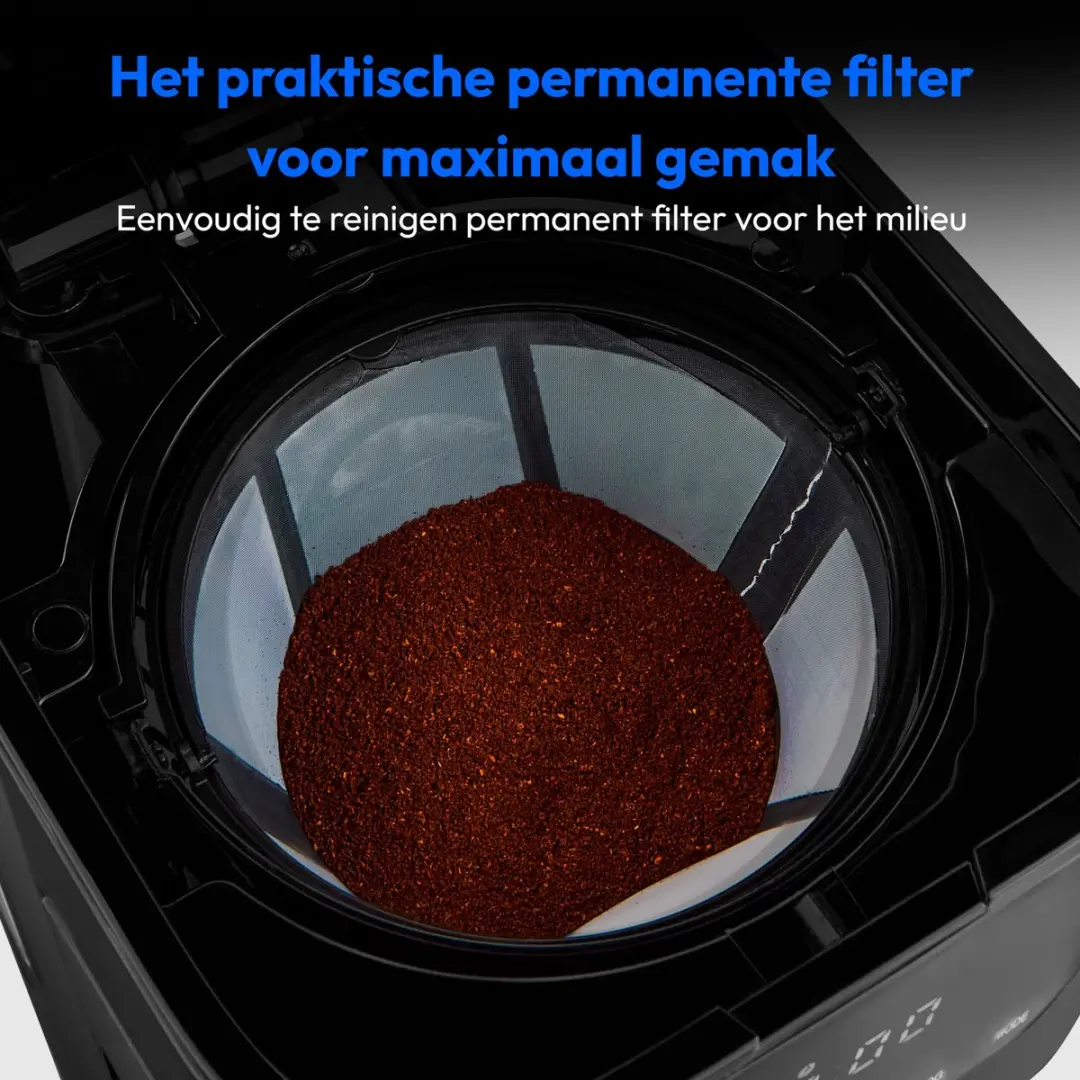Medion MD18458 Koffiezetapparaat 8 Kopjes - 1,1L - 900W - Zwart