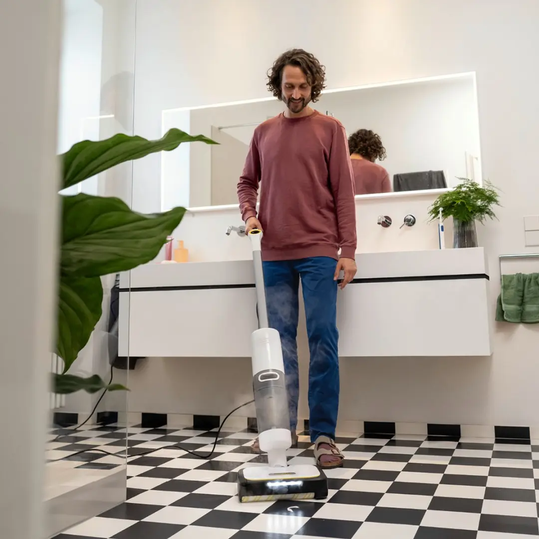 Kärcher SCV 4 Stoomzuiger - 3-in-1 Stofzuigen/Stomen - 1600W - Wit