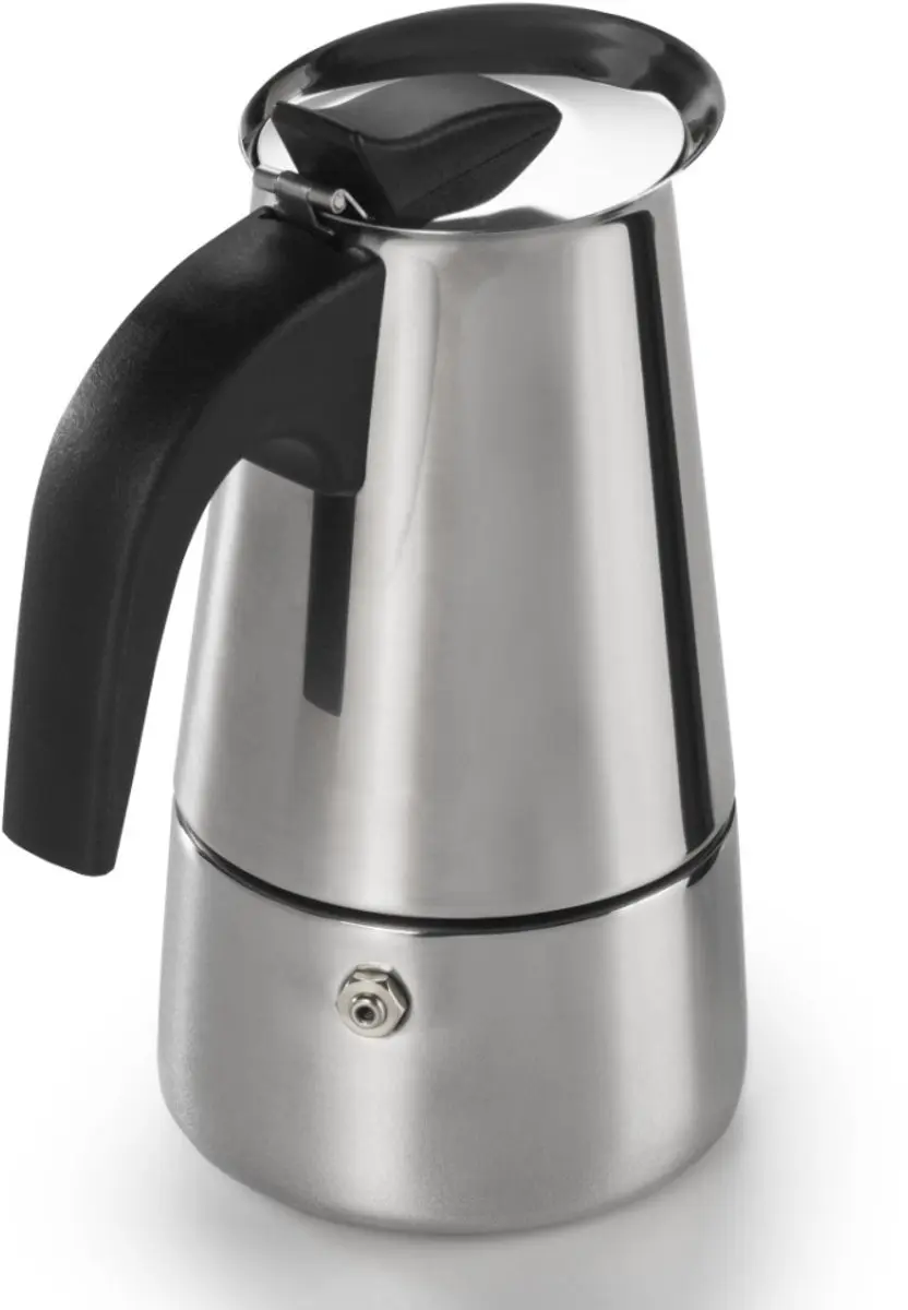 Xavax Espressomaker RVS 00111274 - 4 Kopjes 200ml - Inductie