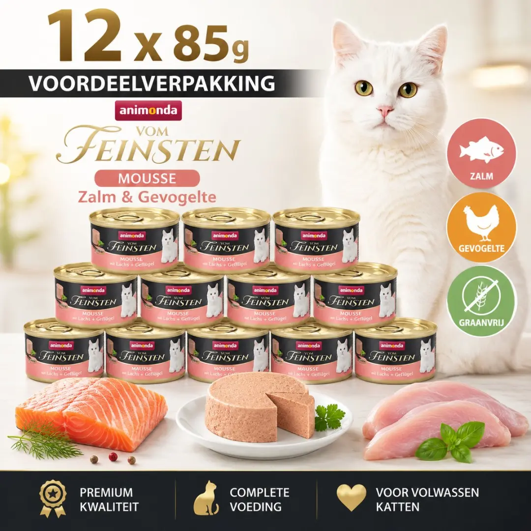 Animonda Vom Feinsten Mousse Zalm & Vogels 85g