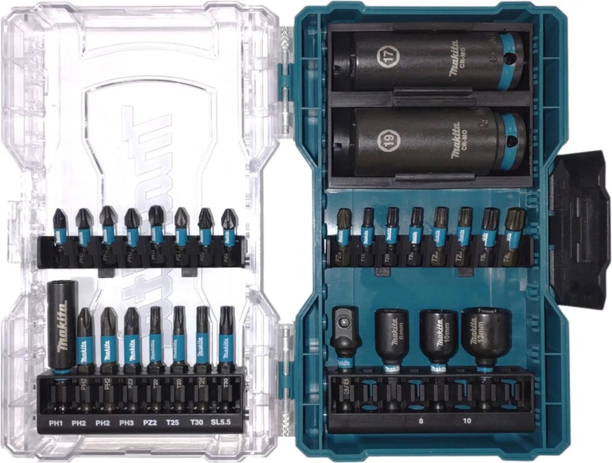 Makita E-22903 Impact Slagschroefbitset 30-delig