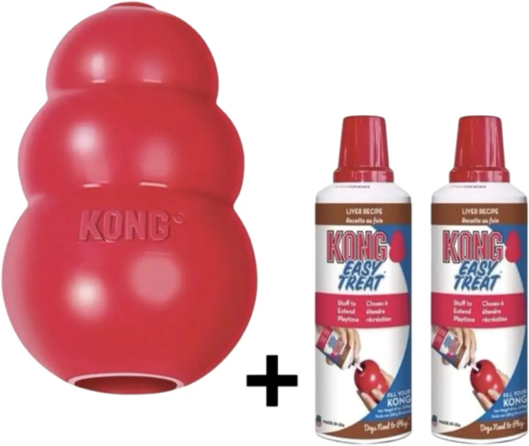 KONG Classic + Easy Treat Lever Hondensnackvulling 2x226g