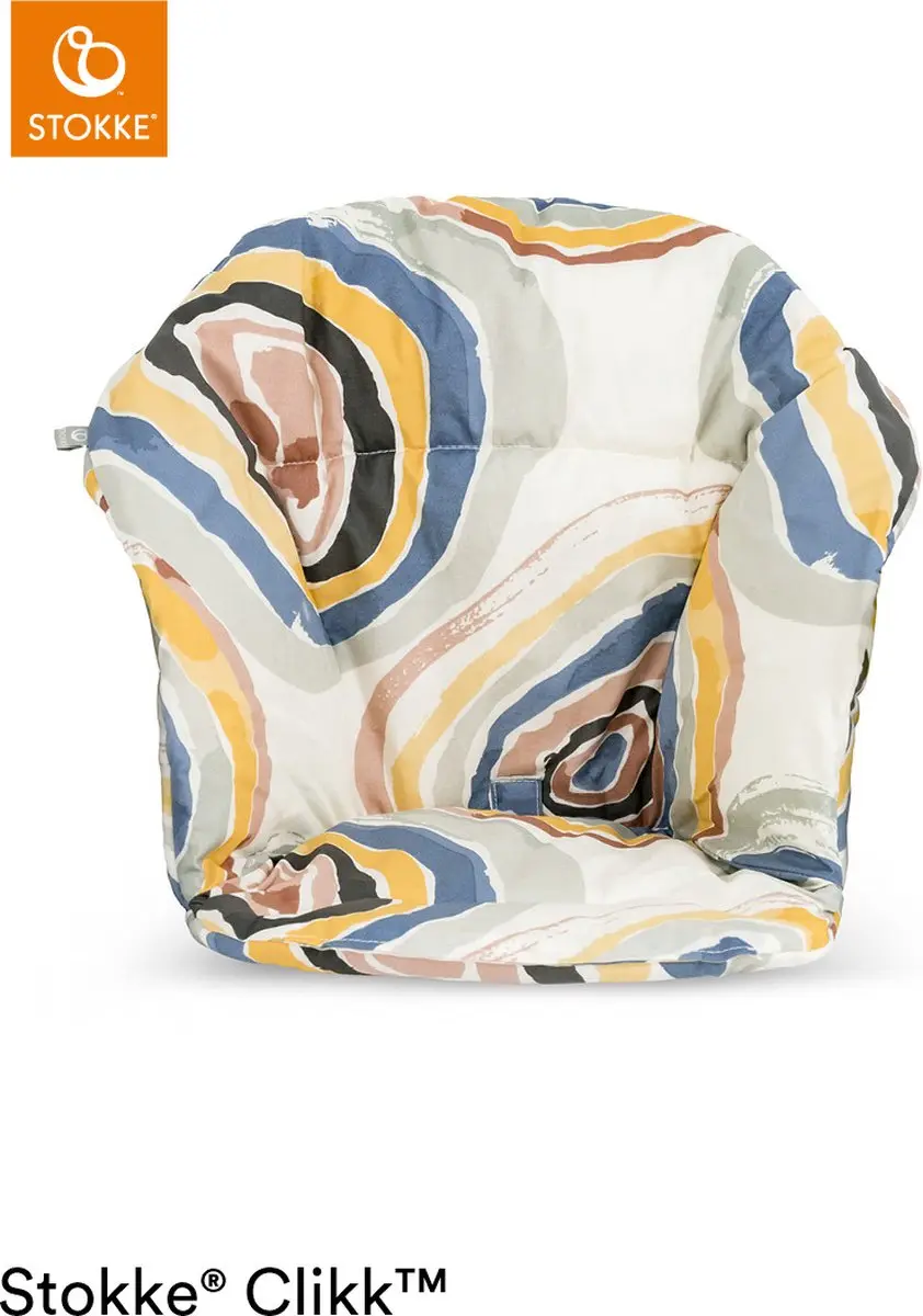 Stokke Clikk Kussen Multi Circles - Nordic Grey