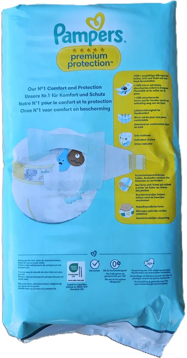 Pampers Premium Protection Maat 2 - 54 Luiers