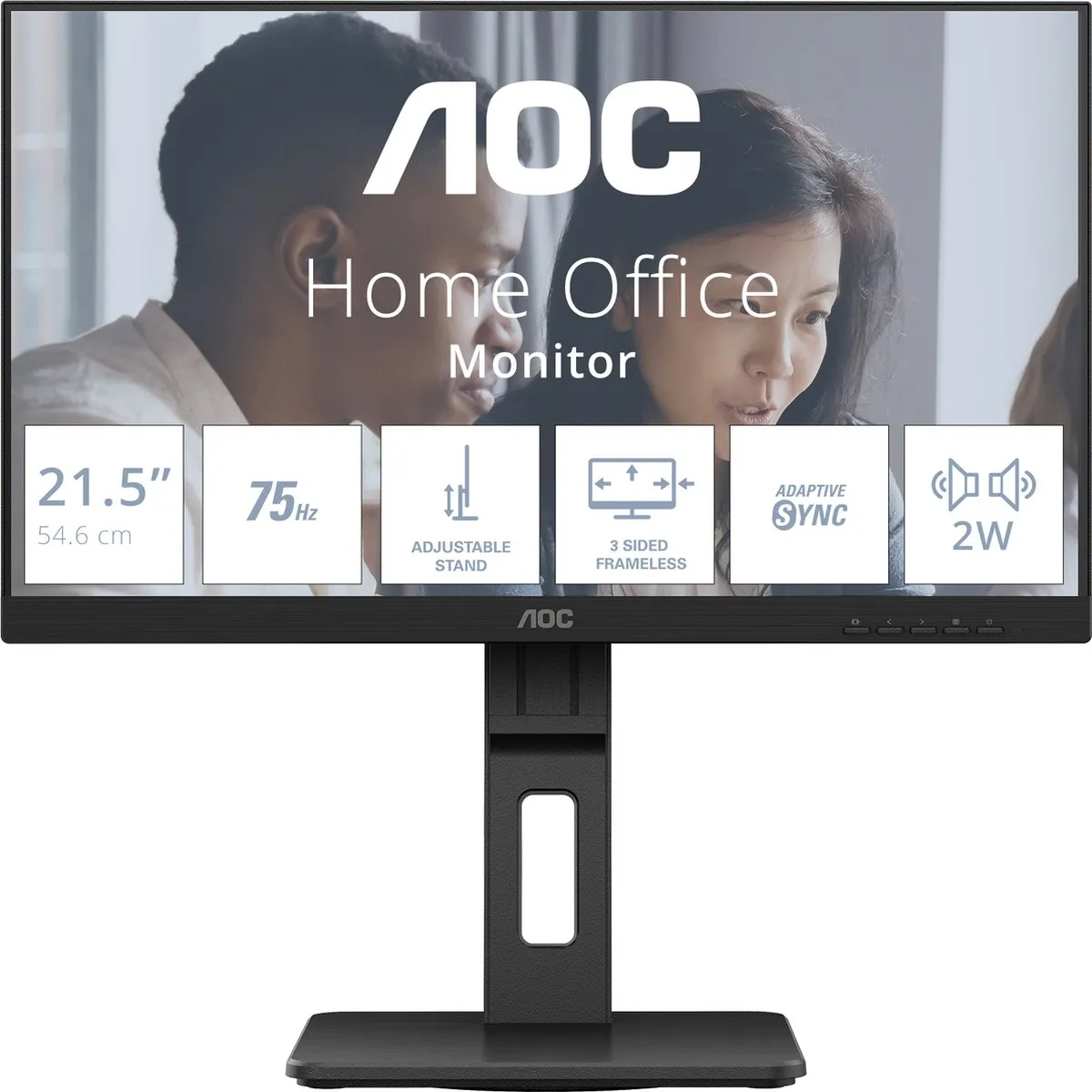 AOC E2 22E2UMF Monitor 21,5" Full HD - Zwart