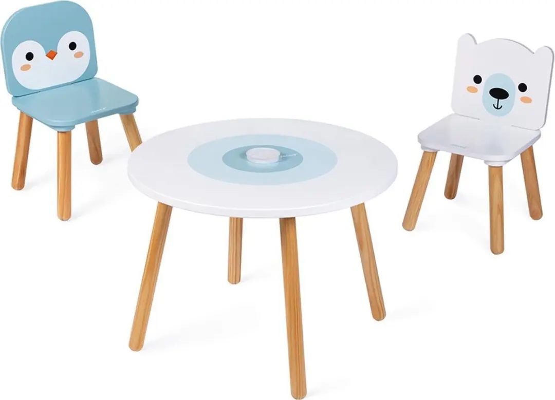 Janod Tafel met Stoeltjes Pooldieren - Polar