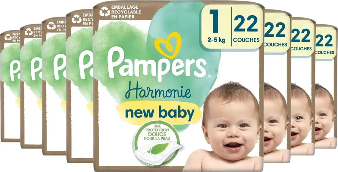 Pampers Harmonie Maat 1 Luierdoos