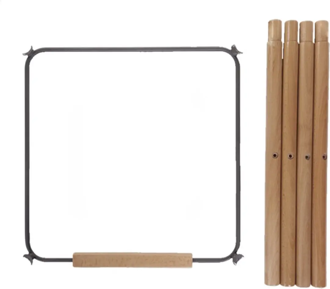 Childhome Evolu Extra Set Lange Poten - Hout - Naturel/Antraciet