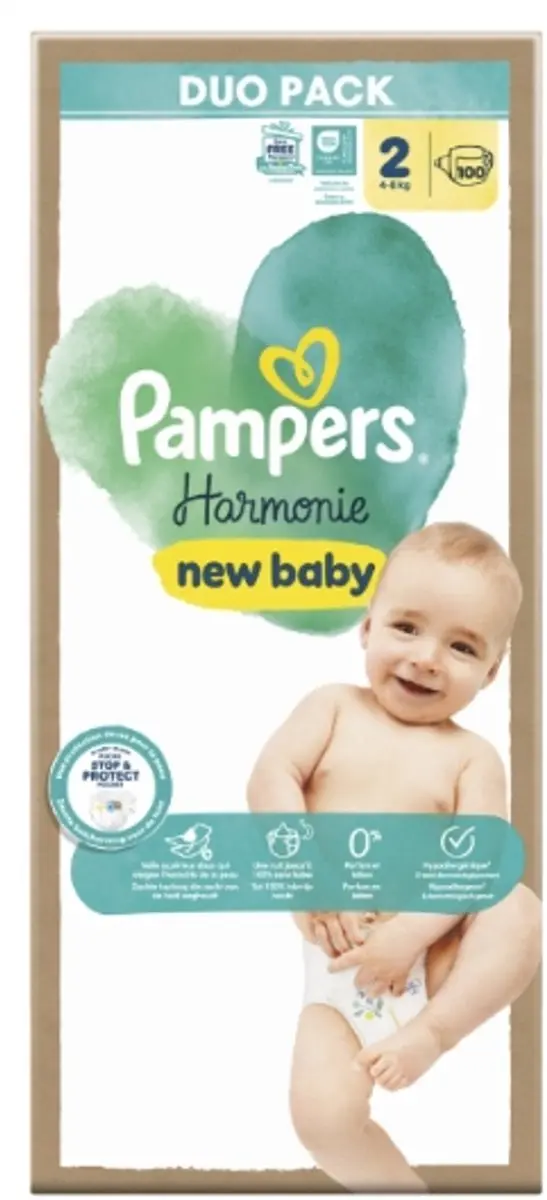 Pampers Harmonie Luiers Maat 2 - 100 Stuks