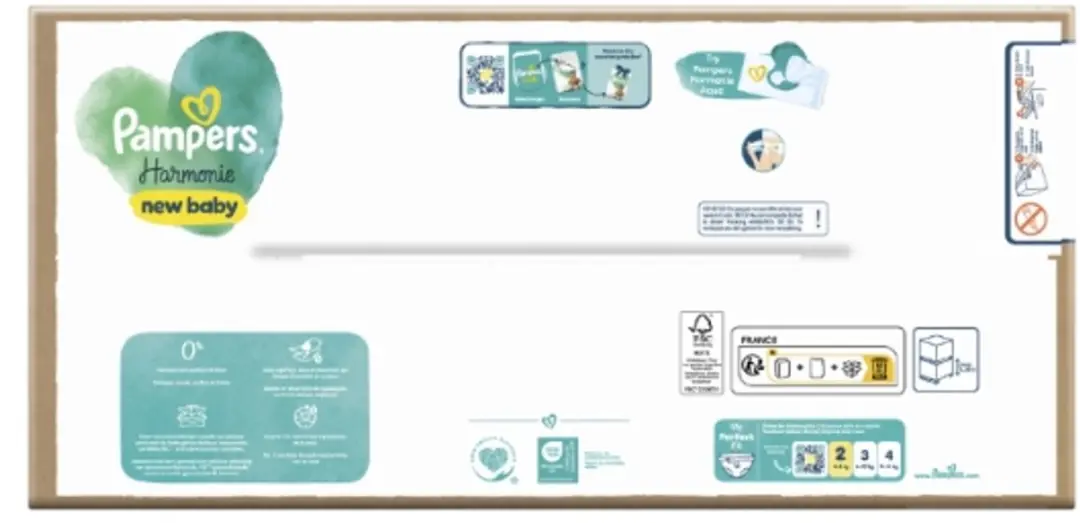 Pampers Harmonie Luiers Maat 2 - 100 Stuks