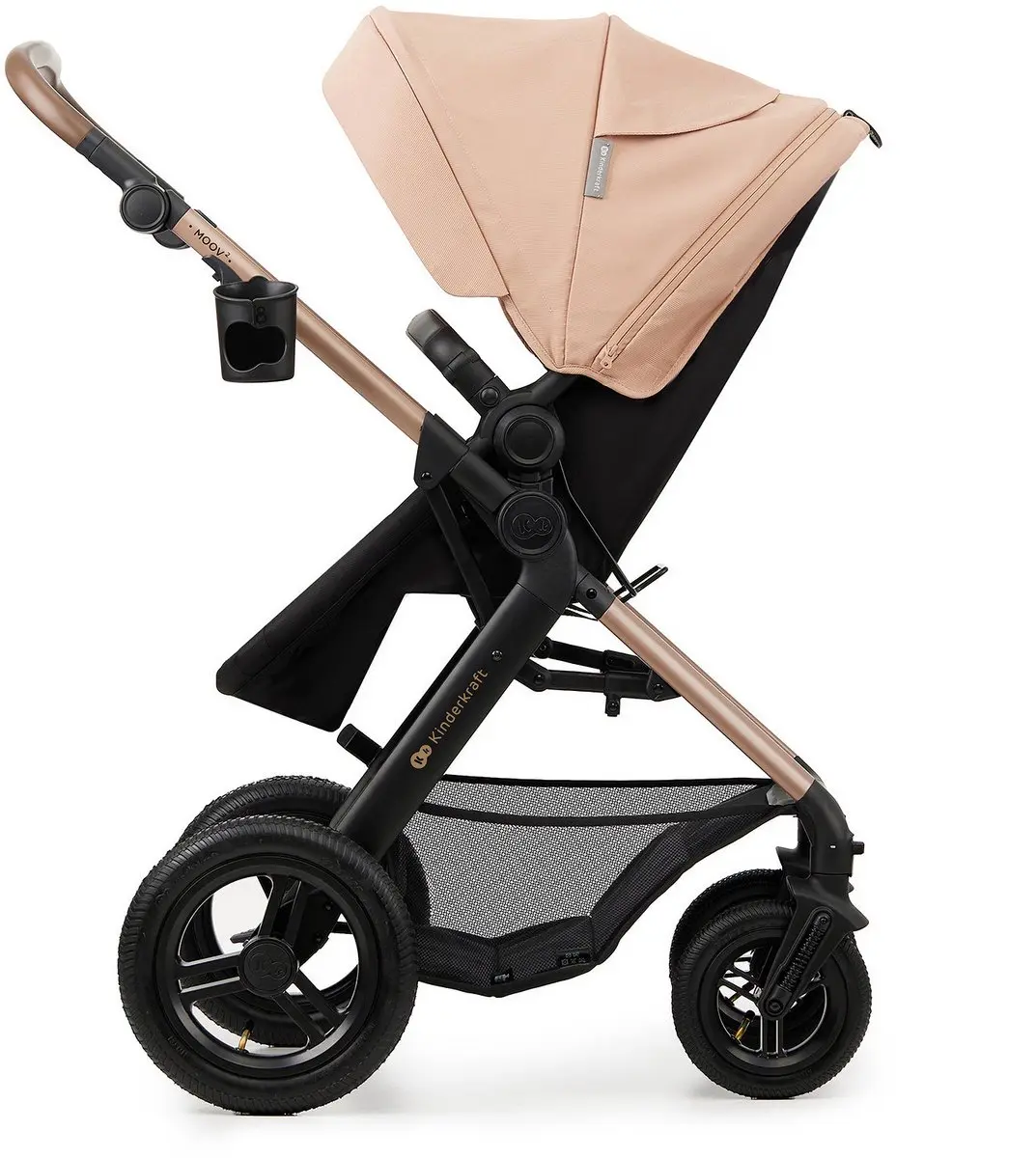 KinderKraft MOOV 2 AIR 4-in-1 Kinderwagen - Beige