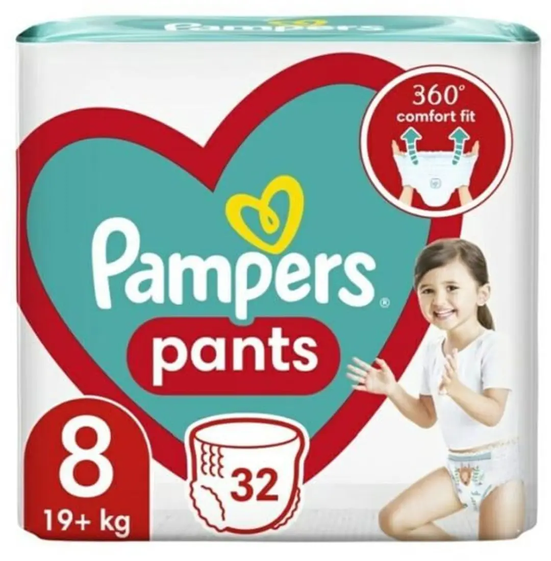 Pampers Baby-Dry Pants Maat 8 - 136 Stuks