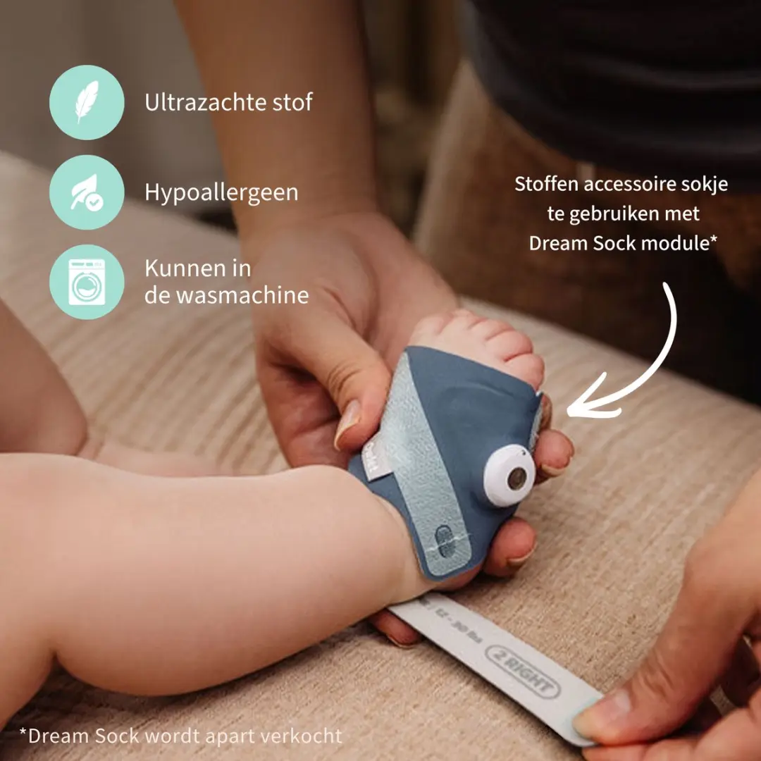 Owlet Stoffen Sokje Dream Sock - 4 Stuks Bedtime Blue