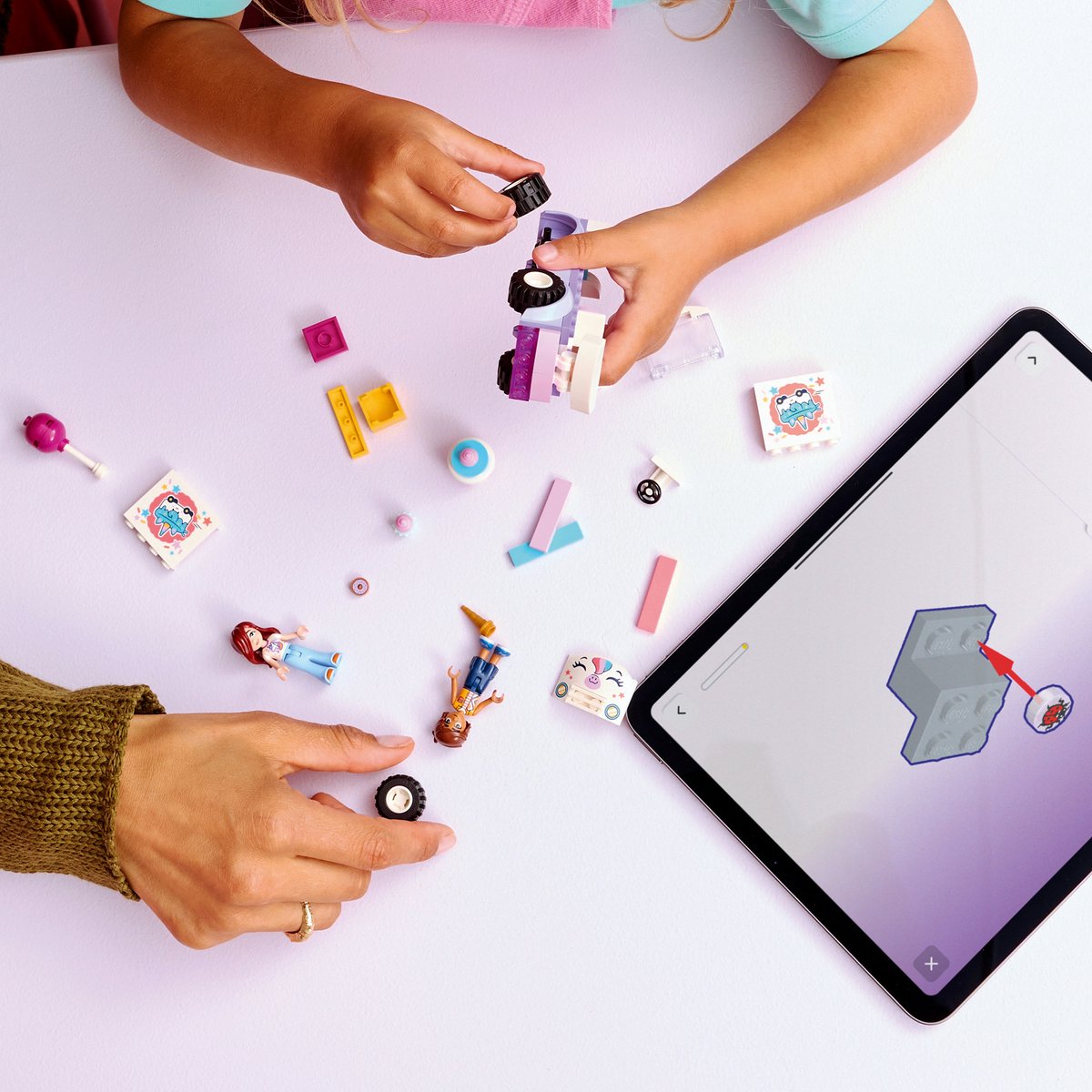 LEGO Friends eenhoorn taart foodtruck - speelset voor kinderen.