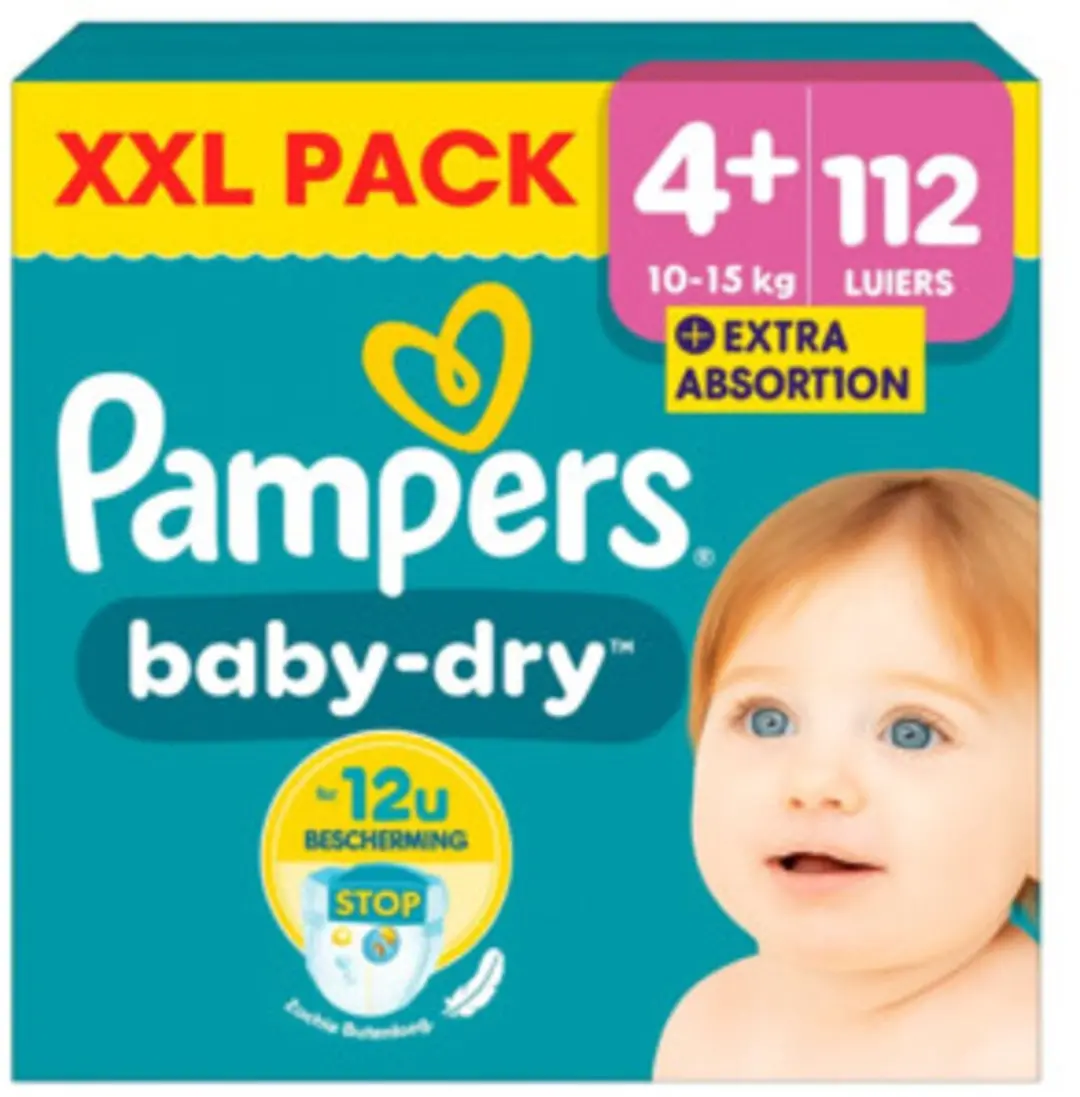 Pampers Baby Dry Luiers Maat 4+
