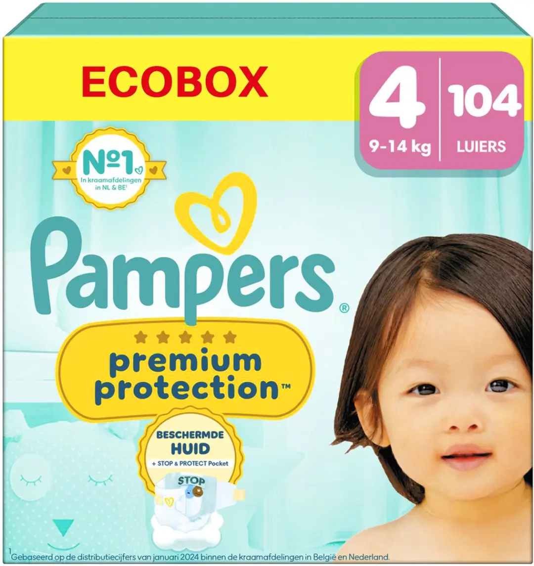 Pampers Premium Protection Maat 4 Luiers