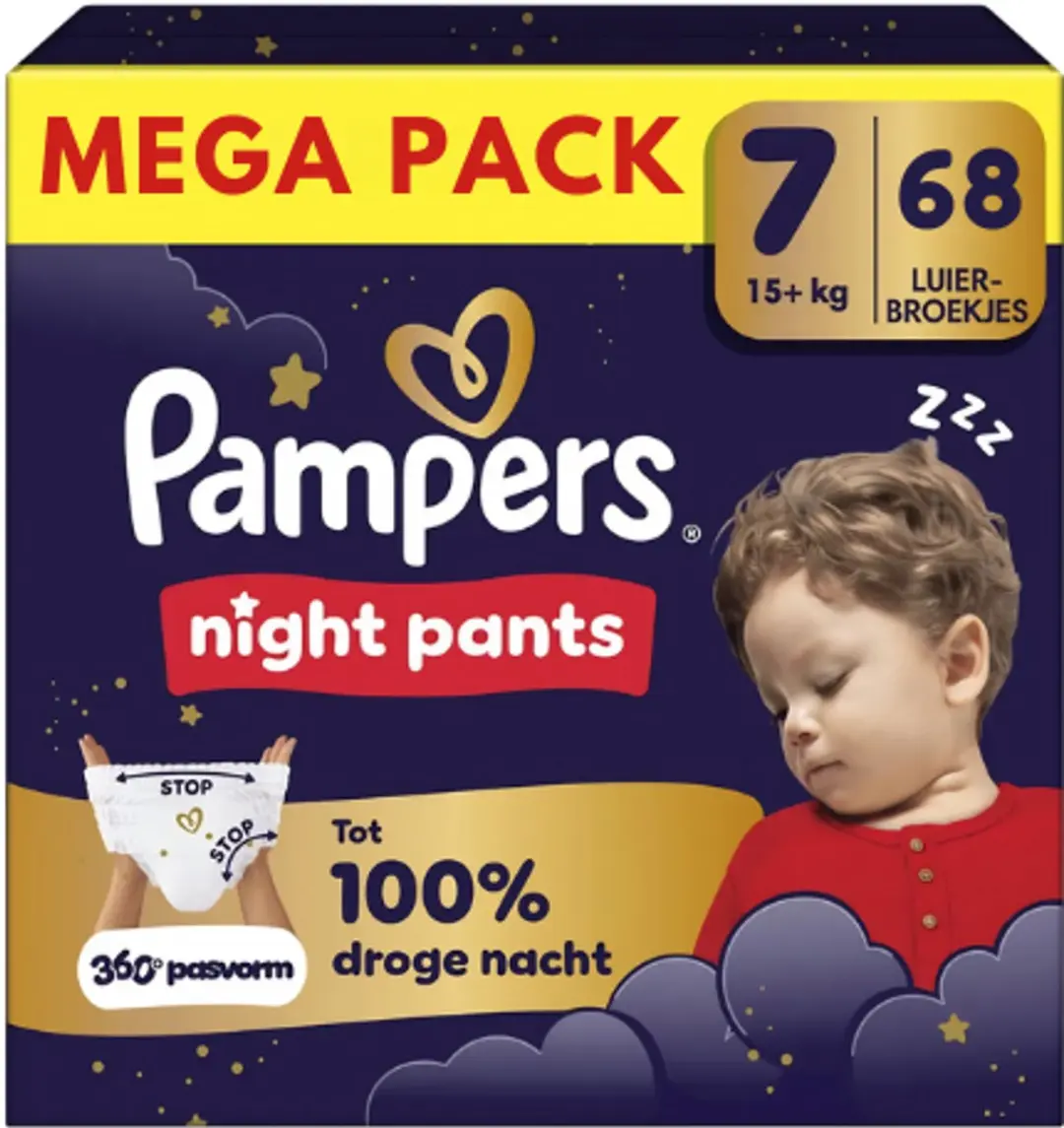 Pampers Night Pants Maat 7 - 68 Stuks