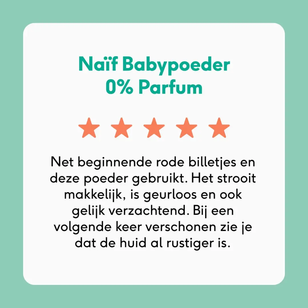 Naïf Babypoeder 2x80g - 162g - Dermatologisch getest