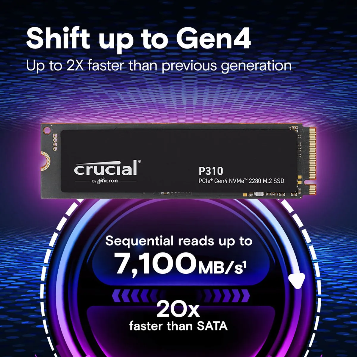 Crucial P310 CT500P310SSD8 SSD M.2 2280 500GB