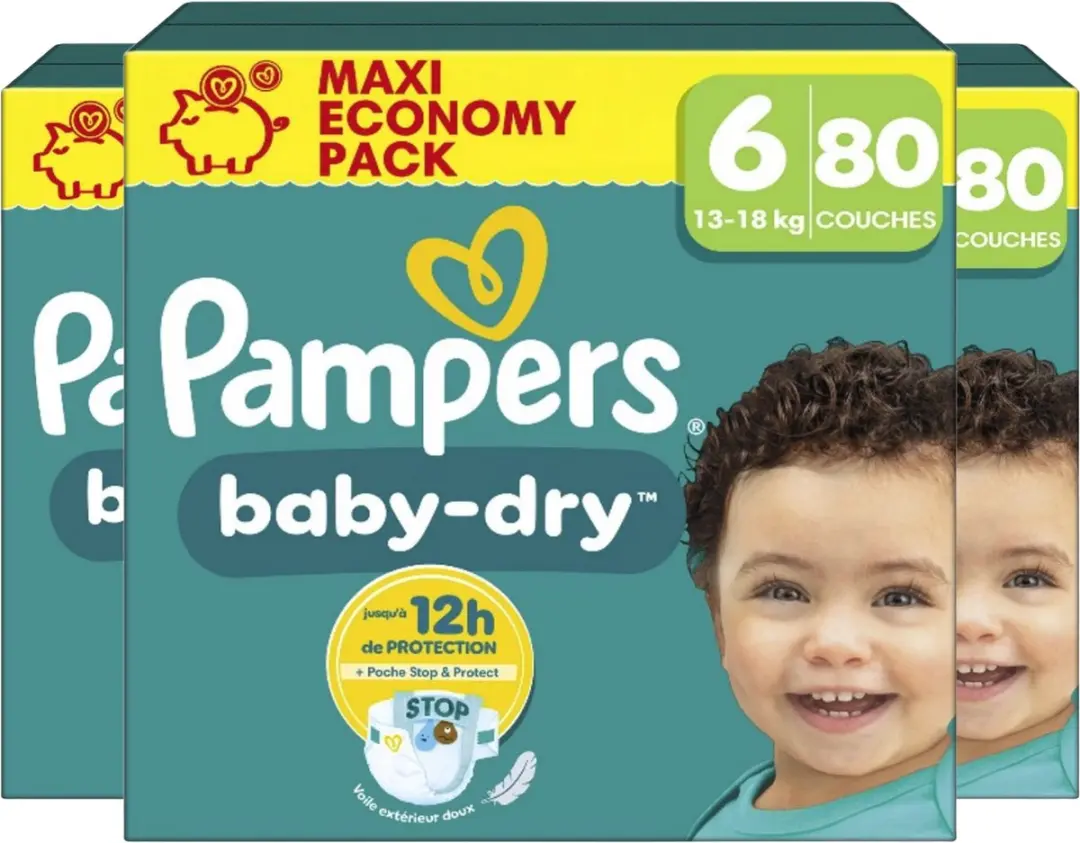Pampers Baby-Dry Luiers Maat 6