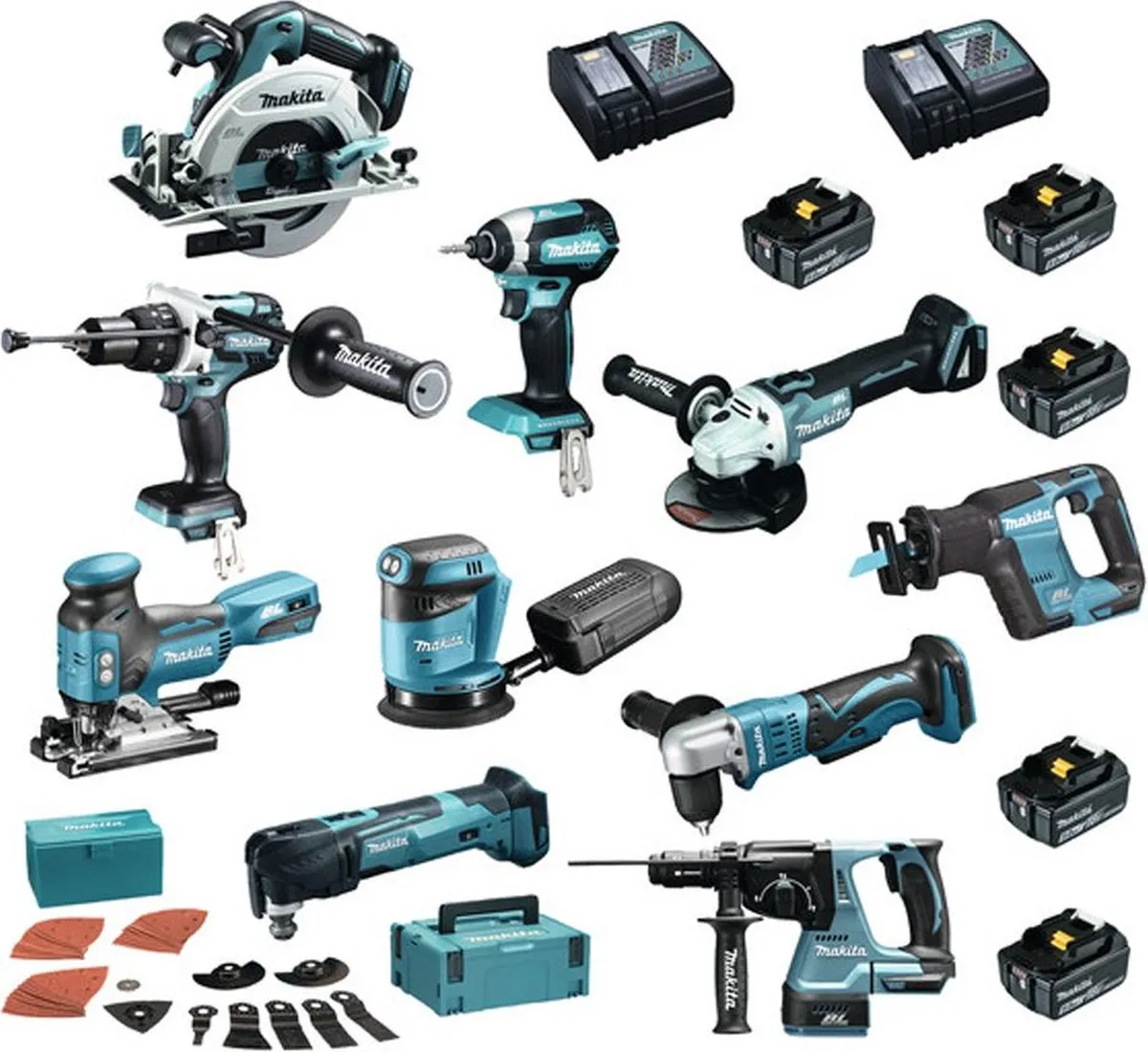 Makita DLX1012TJ1 18V CombiPack
