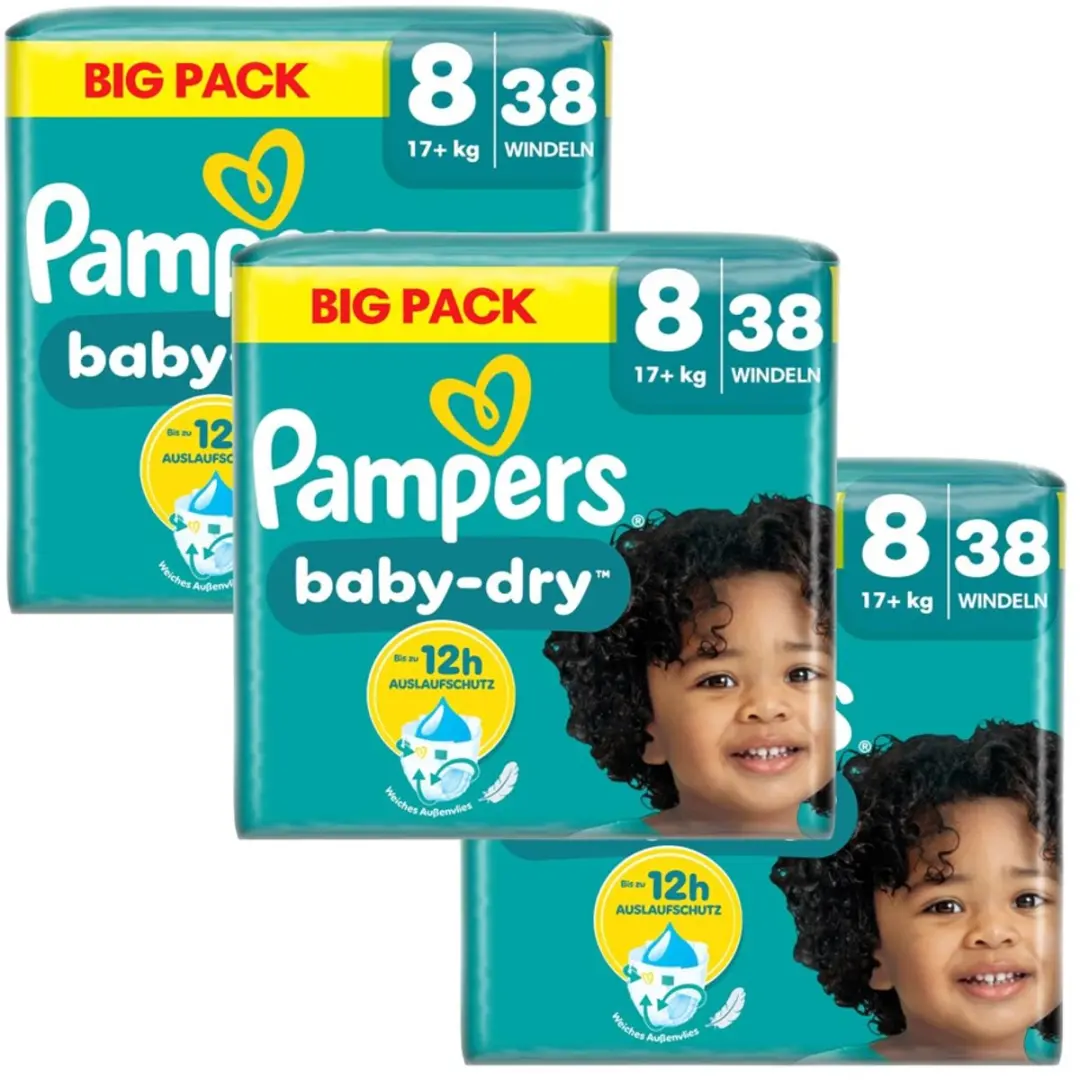 Pampers Baby Dry Maat 8