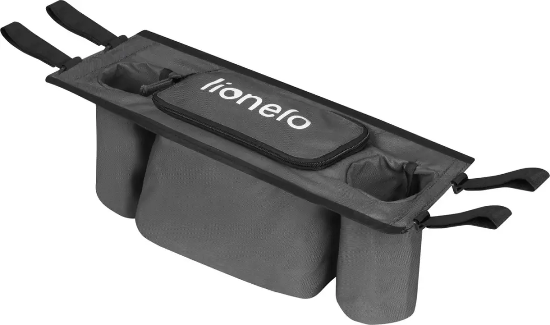Lionelo Cama Flessenhouder Grijs Grafiet