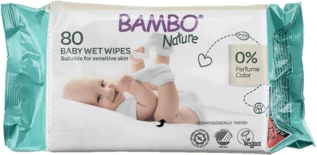BAMBO Nature Billendoekjes 160 Stuks - 2x80