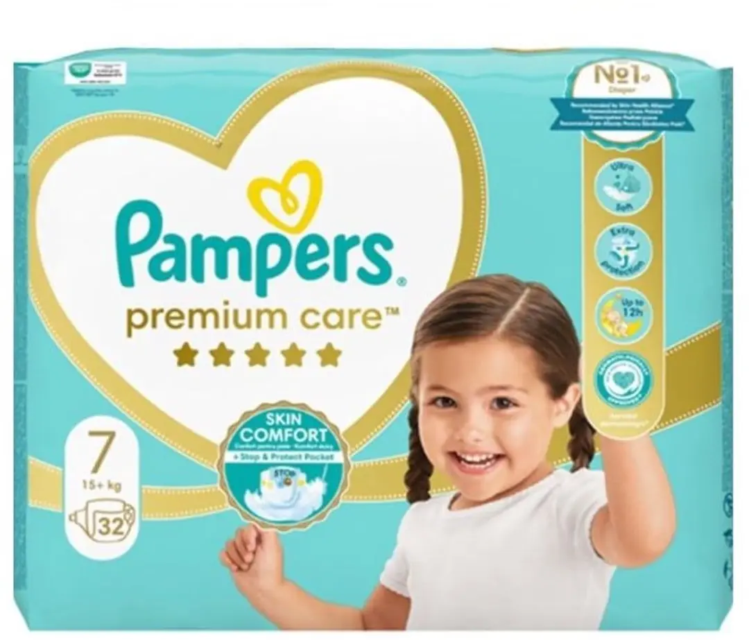Pampers Premium Care Luiers Maat 7