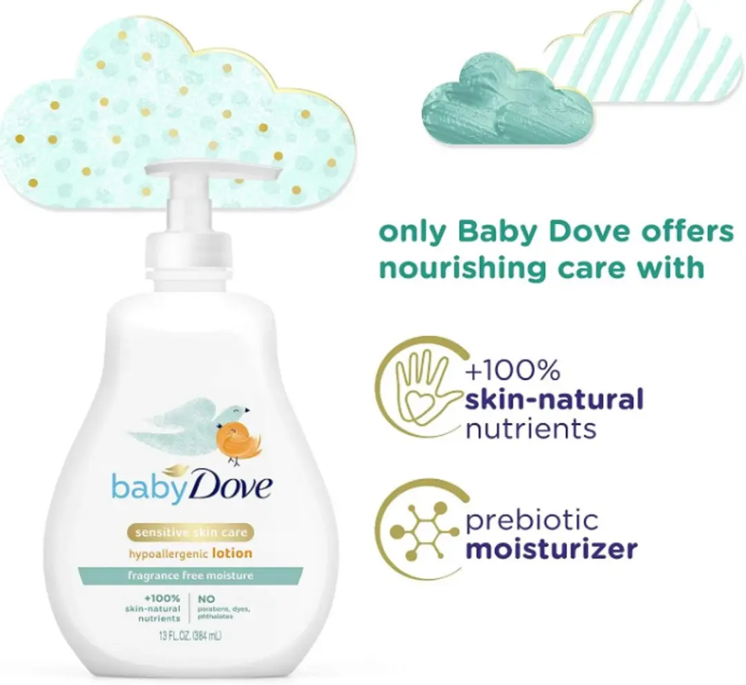 Dove Baby Fragrance Free Lotion 384ml