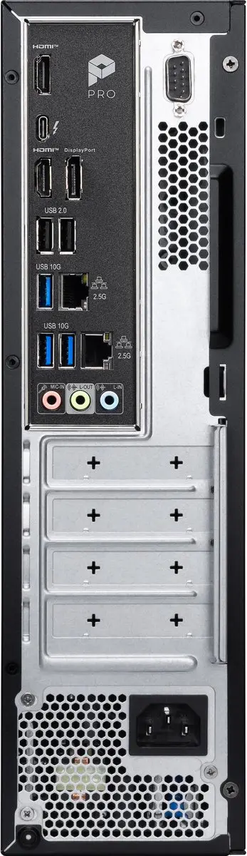 MSI Pro DP80 AI A2G-078DE Desktop PC - 16GB DDR5 1TB SSD - Zwart - afbeelding 6 van 6