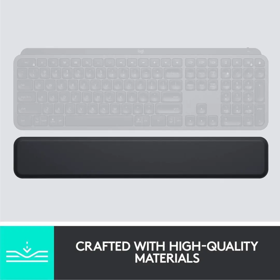 Logitech MX Keys Grafiet Polssteun