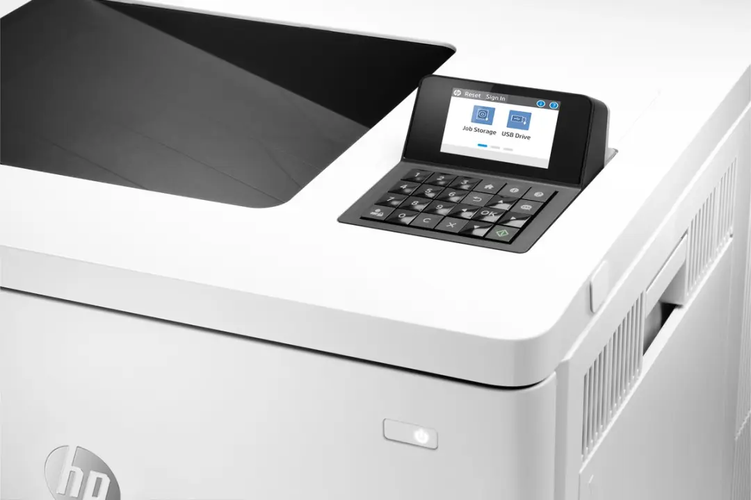 HP Color LaserJet Enterprise M554dn Printer - 25 ppm - 650 Vel - Wit
