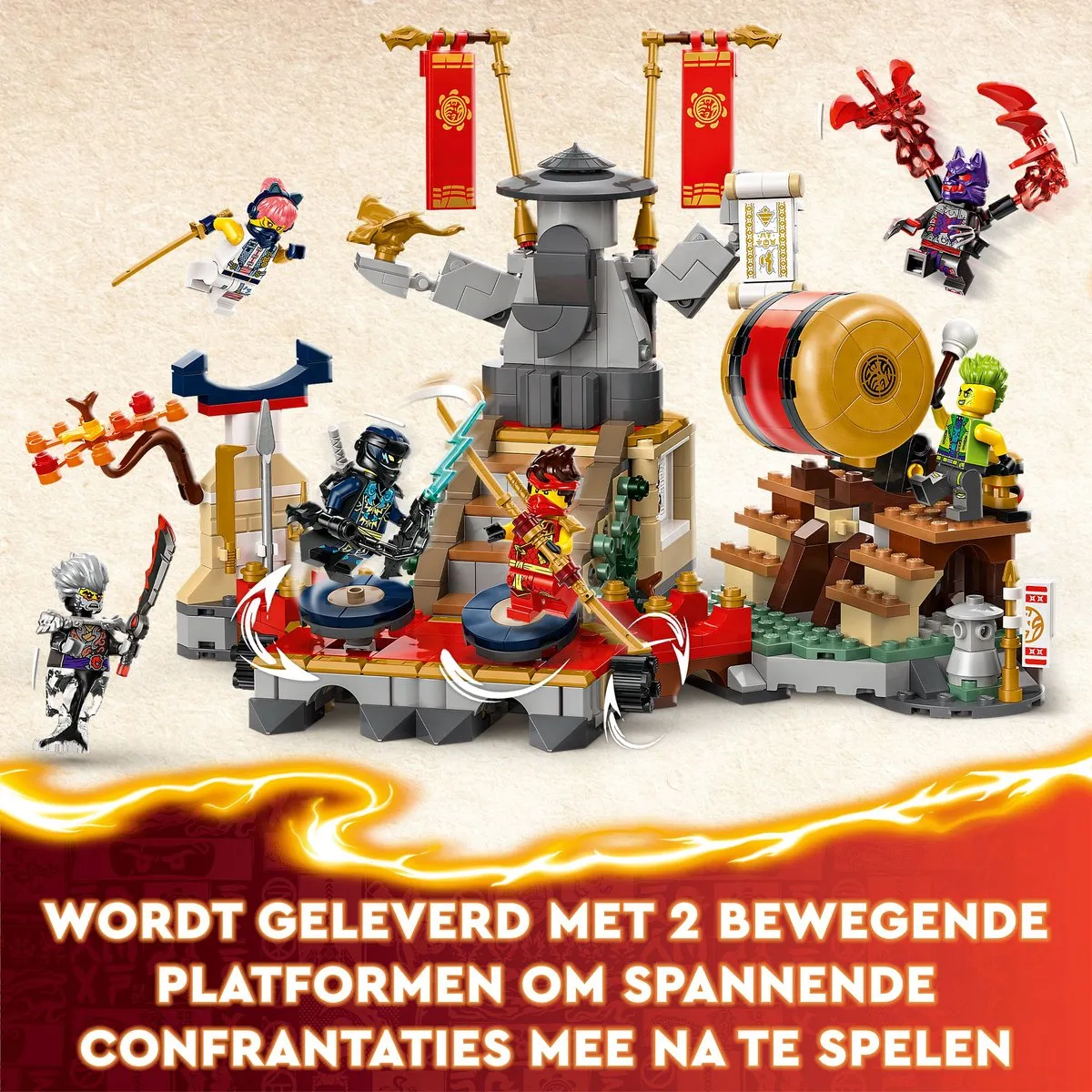 LEGO Ninjago Toernooi Gevechtsarena 71818 - 659 Stukken - afbeelding 6 van 6