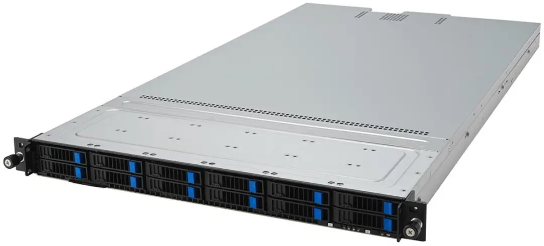 ASUS RS501A-E12-RS12U Serverplatform - 1U Rack - 12 HDD